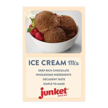Junket Ice Cream Mix Dutch Chocolate, 4 Ounce
