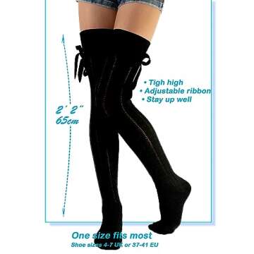 Shop Stylish Molton Marley Long Thigh High Socks Now!