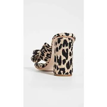 Loeffler Randall Penny Knot Mule: Luxe Animal Print Sandals