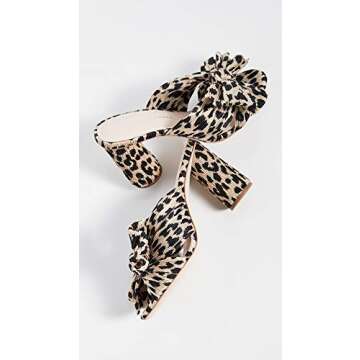 Loeffler Randall Penny Knot Mule: Luxe Animal Print Sandals