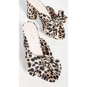 Loeffler Randall Penny Knot Mule: Luxe Animal Print Sandals