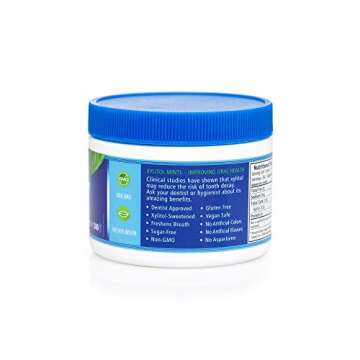 Spry Peppermint Xylitol Mints, Sugar-Free Candy for Oral Health, Dry Mouth, Saliva Production, Bad B...