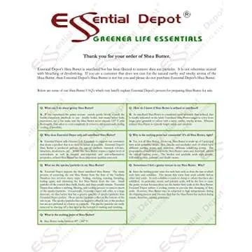 Essential Depot Organic Unrefined Shea Butter 14 lbs