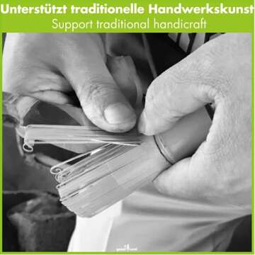 Goodwei Premium Matcha Tea Set - Ceremonial Bowl, Whisk and Stand (Sakura, 120)