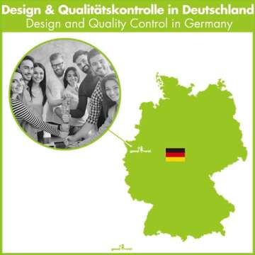 Goodwei Premium Matcha Tea Set - Ceremonial Bowl, Whisk and Stand (Sakura, 120)