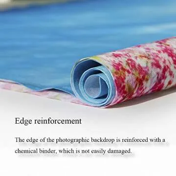 COMOPHOTO Orange Photography Backdrop Solid Color Seamless Reused Collapsible Polyester Photography Background for Photo Booth Props