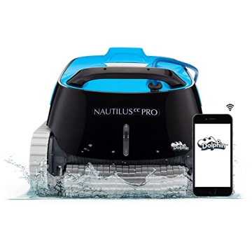 Dolphin Nautilus CC Pro Robotic Pool Vacuum Cleaner - Wi-Fi, Wall-Climbing, Pristine Cleaning for In...