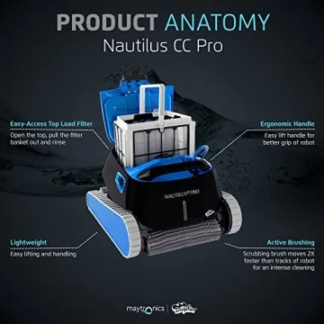 Dolphin Nautilus CC Pro Robotic Pool Cleaner with Wi-Fi