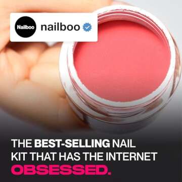 Nailboo Date Night Dip Nails Starter Kit for DIY Manicures