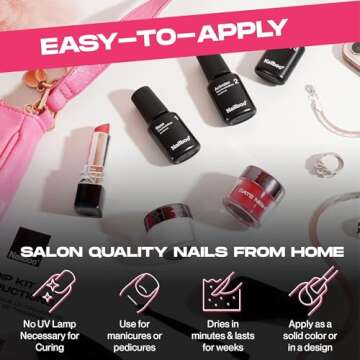 Nailboo Date Night Dip Nails Starter Kit for DIY Manicures