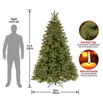 7.5' National Tree Company Douglas Fir Christmas Tree