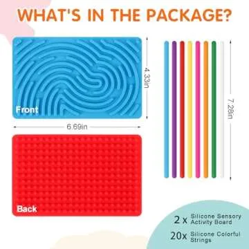 Hongvkae Double-Sided Sensory Board for All Ages