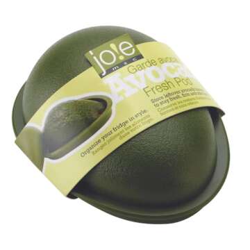 Joie Fresh Pod Avocado Storage Container, Keeps Leftover Half Flavorful and Firm in Fridge, Reusable Kitchen Gadget, BPA Free, Dishwasher Safe