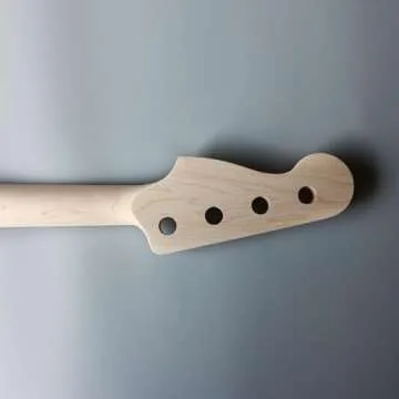 Vetimobato Maple Bass Guitar Neck Precision Bass/Jazz Bass Neck Maple/Rosewood Fretboard Bolt On Finished/Unfinished Bass Neck Replacement (4 String 20 Fret 30inch 42mm Nut and 65mm Heel)