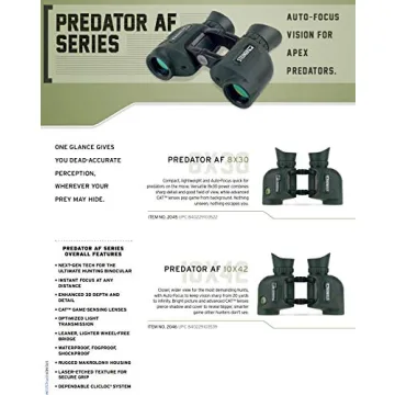 Steiner Predator Series Hunting Binoculars, 10x42 Auto Focus