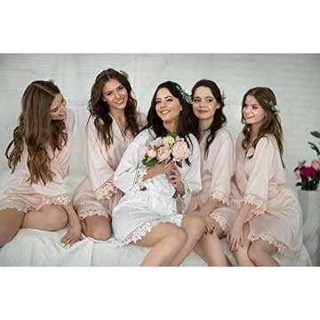 Custom Luxurious Bridesmaid Robes for Bridal Parties
