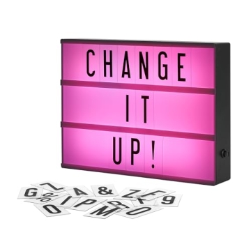 My Cinema Lightbox 12x9 Inches - Color Changing LED Sign