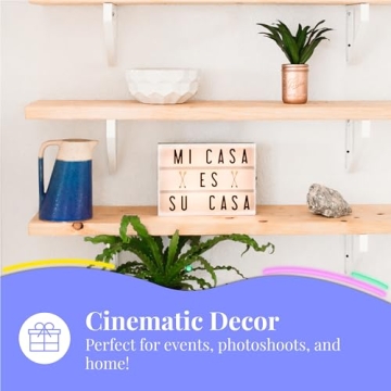 My Cinema Lightbox 12x9 Inches - Color Changing LED Sign