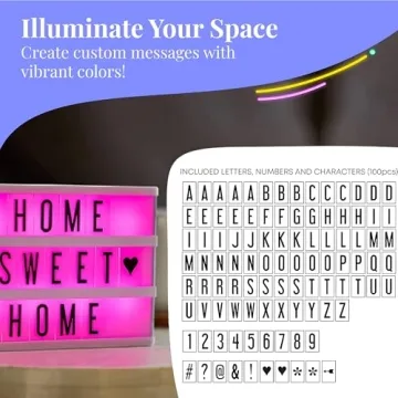 My Cinema Lightbox 12x9 Inches - Color Changing LED Sign