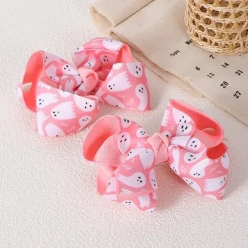Stylish Handmade Halloween Hair Bow Clips for All Ages