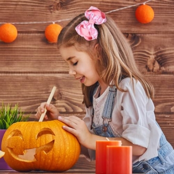 Stylish Handmade Halloween Hair Bow Clips for All Ages