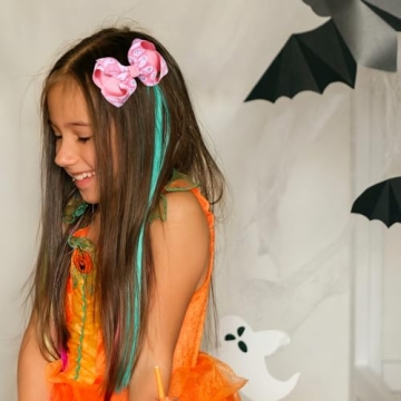 Stylish Handmade Halloween Hair Bow Clips for All Ages