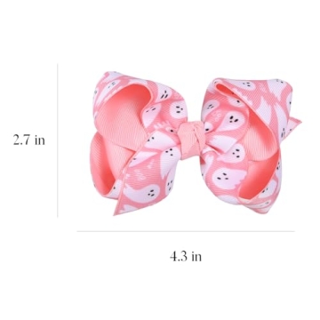 Stylish Handmade Halloween Hair Bow Clips for All Ages