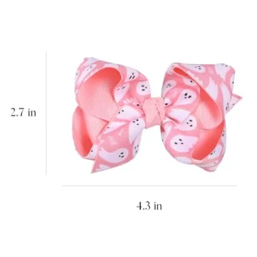 Stylish Handmade Halloween Hair Bow Clips for All Ages