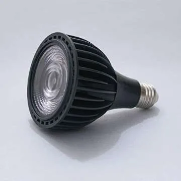 Birsppy Aspect Vita™ LED Grow Light Bulb Full Spectrum for Indoor Plants 24"-84" Below Light - Universal 20 Watt-3000K SOLTECH Solutions - Black and White Available (Black)