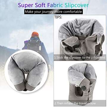 SIMPTECH Inflatable Travel Pillow for Ultimate Comfort