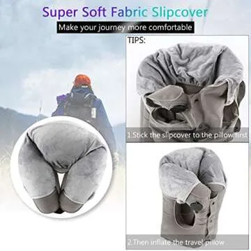 SIMPTECH Inflatable Travel Pillow for Ultimate Comfort