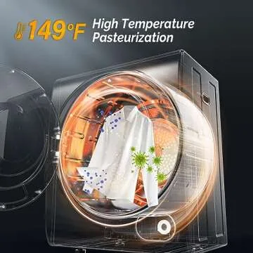 Compact ROVSUN Washer Dryer Combo for Small Spaces