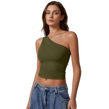 Stylish One Shoulder Tank Top for Chic Summer Looks