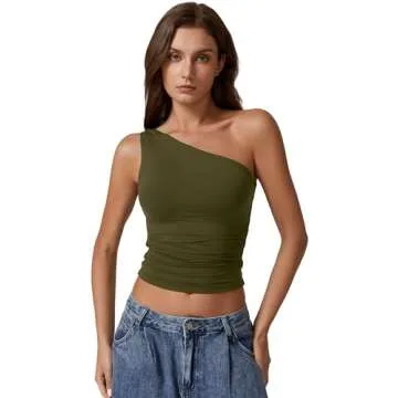 Stylish One Shoulder Tank Top for Chic Summer Looks