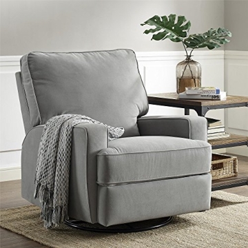 Baby Relax Rylan Swivel Glider Recliner Chair for Modern Homes