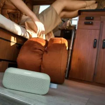 Bose SoundLink Flex Portable Bluetooth Speaker (2nd Gen), Portable Outdoor Speaker with Hi-Fi Audio, Up to 12 Hours Battery Life, Waterproof and Dustproof, Alpine Sage