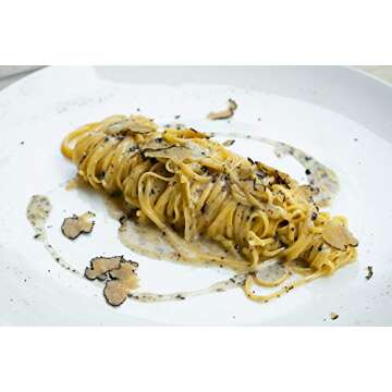 100% Italian Black Summer Truffle Carpaccio (6.35 Oz) - Thin Shaved Truffle Slices (Tuber Aestivum) ...