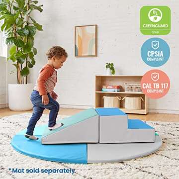 ECR4Kids Softzone Little Me Climb and Slide for Toddlers
