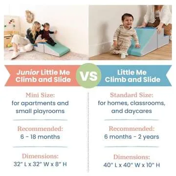 ECR4Kids Softzone Little Me Climb and Slide for Toddlers