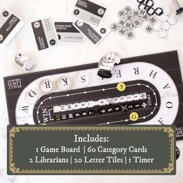 Exploding Kittens Presents Really Loud Librarians - Fast-Paced Board Games for Adults and Kids Age 8 and Up, Perfect Family Night Fun & Parties, Word-Shouting Family Games, Easy to Learn