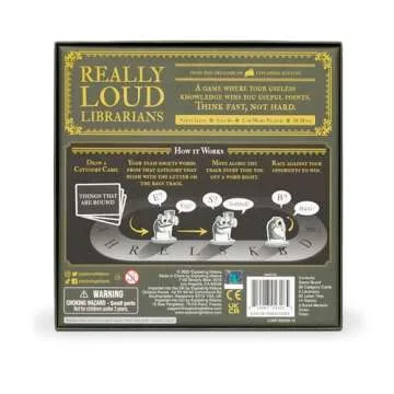 Really Loud Librarians - Fun Fast-Paced Board Game for All