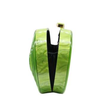 GSYPS Acrylic Clutch Purse Marbled Evening Handags Elegant Shoulder Bag for Wedding Cocktail Party Prom C-Green
