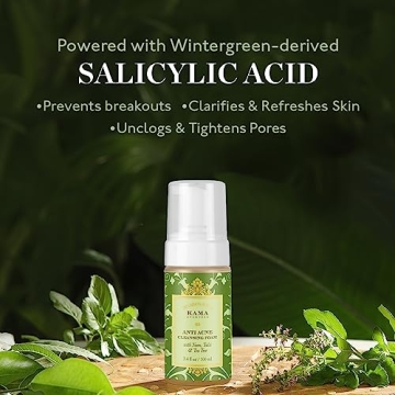 Kama Ayurveda Anti Acne Cleansing Foam Effective Natural Skincare