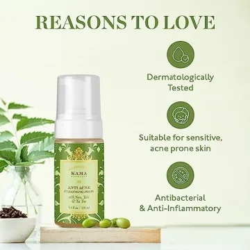 Kama Ayurveda Anti Acne Cleansing Foam Effective Natural Skincare