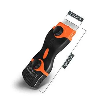 Razor Blade Scraper Tool with 30 Pcs Blades 2 Pack