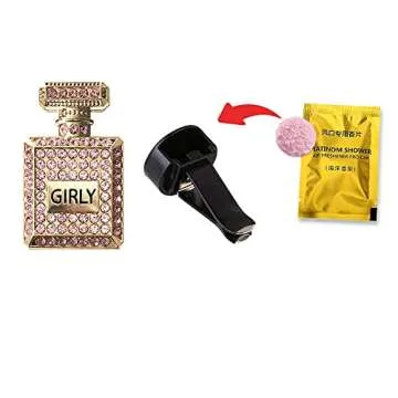 WIRESTER Fresh Scented Car Vent Clip with Bling Rhinestones