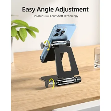 Nulaxy 2 Pack Adjustable Folding Phone Stand for All Smartphones