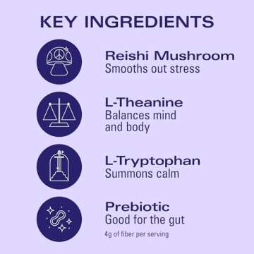 Kin Euphorics Lightwave Non-Alcoholic Functional Beverage | Calm the Mind & Mellow the Mood | Adaptogens, Nootropics, Reishi Mushroom & L-Theanine | Lavender-Vanilla, Smoked Sea Salt & Passionflower | 8 Fl Oz (8pk)