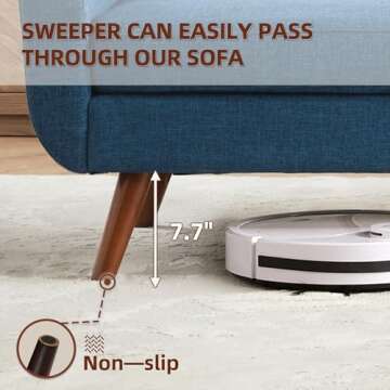 Tbfit 65" Loveseat Sofa for Small Spaces - Modern Comfort