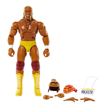 Mattel Hulk Hogan Elite Collection Action Figure, 6-inch Posable Collectible Gift for Fans Ages 8 Ye...